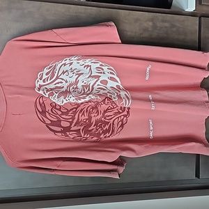 Darc Sport Next Of Kin Premium Oversized Tee in Red - Large